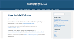 Desktop Screenshot of mastertonanglican.org